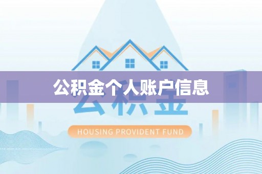 隆安公积金个人账户信息
