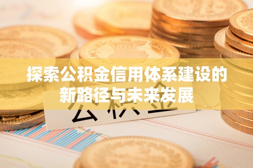 隆安探索公积金信用体系建设的新路径与未来发展