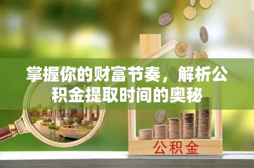 隆安掌握你的财富节奏，解析公积金提取时间的奥秘