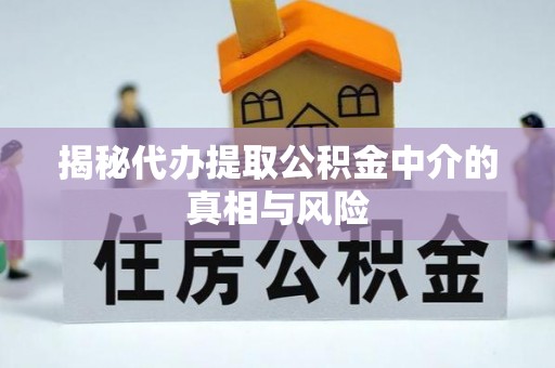 隆安揭秘代办提取公积金中介的真相与风险