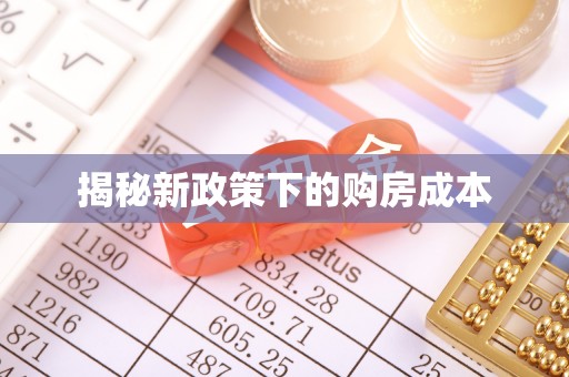 隆安揭秘新政策下的购房成本