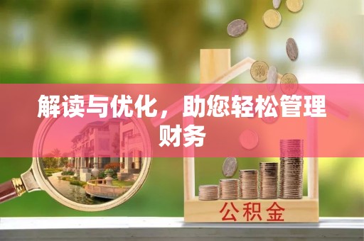 隆安解读与优化，助您轻松管理财务