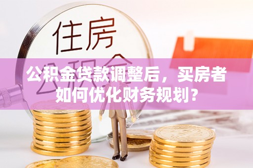 隆安公积金贷款调整后，买房者如何优化财务规划？
