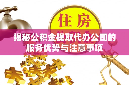隆安揭秘公积金提取代办公司的服务优势与注意事项