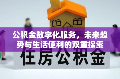 隆安公积金数字化服务，未来趋势与生活便利的双重探索