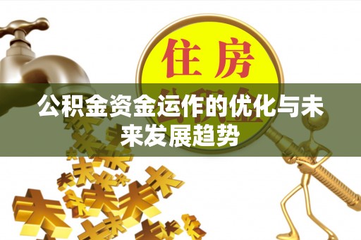隆安公积金资金运作的优化与未来发展趋势