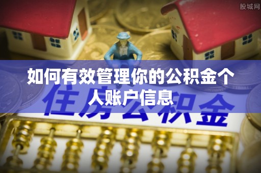隆安如何有效管理你的公积金个人账户信息