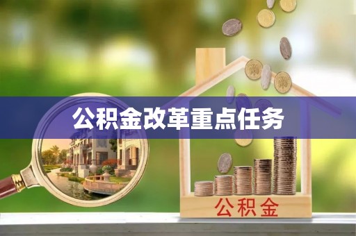 隆安公积金改革重点任务