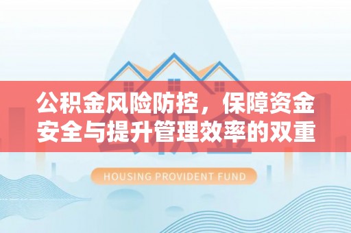 隆安公积金风险防控，保障资金安全与提升管理效率的双重探索